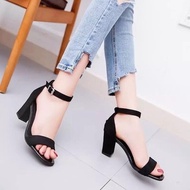 7 inch high heels with square heels, small size 31 32 33 34