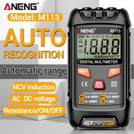 ANENG M113 Auto Recognition Digital Multimeter, Battery Powered ABS Material, Voltage, NCV Induction