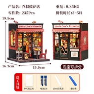 CUTEBEE | Mini Wooden Pizza Shop DIY House Model