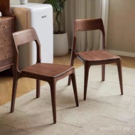 Simple Chair Restaurant Solid Wood Dining Simple Backrest Chair 0E6E