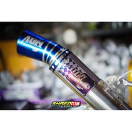 Local Stock☽AUN Open Pipe New Version for Mio/ Wave125/100/ Sniper 150/Nmax/ Aerox/ Raider 150 Carb