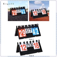 Eigell Table Scoreboard Flip Table Scoreboard Scoreboard for Basketball Tennis