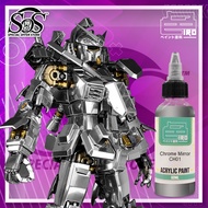 Acrylic Paint 60ml IRO Paint Solvent Based Airbrush Pre-thinned Paint Chrome Color Series DIY Gundam