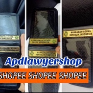 Own Name Pocket Id CardTAG Leather Pocket Card Wallet Supreme Court of the Republic of Indonesia MA 