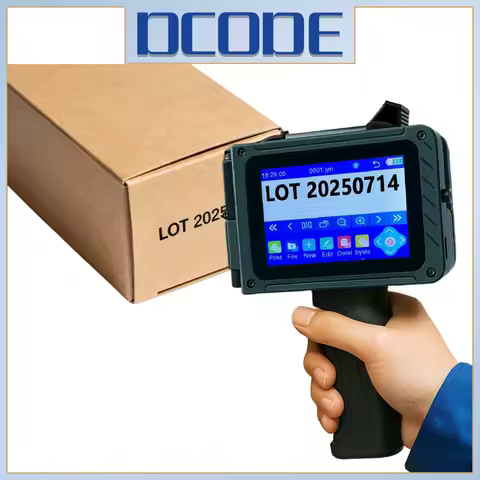 DCODE DC15 12.7mm Portable Handheld Inkjet Printer Mini Handheld Printer Non-encrypted QR Barcode Im