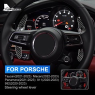 （Ready Stock）Porsche Steering Wheel Extension Paddle For Taycan Macan Panamera 911 992 Interior Modi