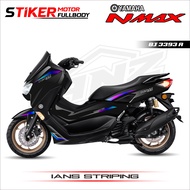 BJ 3393-STIKER DECAL MOTOR NMAX FULL BODY TERBARU FREE CUSTOM TULISAN-STIKER ALL NMAX LANGSUNG CETAK