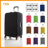 S–XL Elastic Luggage Cover, Sarung Pelindung Beg Bagasi, Dustproof & Stretchable
