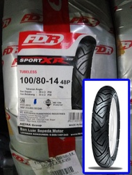 Ban Motor Ring 14 FDR Sport XR EVO 100/80 Ring 14 Tubeless
