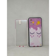 Samsung Galaxy A74 4G Tempered Glass and Hard Case