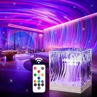 Aurora Projector Galaxy Light Dynamic Water Ripple Projector Lamp Bedroom Decorative Atmosphere Nigh