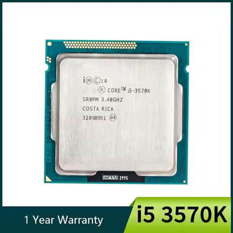 i5 3570K 3.4GHz 4-Core 4-Thread CPU Processor 77W LGA 1155