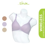 SKIVA Classic Go Green 3/4 Moulded Cup Wireless Breathable Bra 01-1285