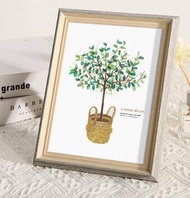 全城熱賣 - 北歐風相框擺臺【灰藍色】尺寸【10寸（可放20.3*25.4cm）擺桌+掛牆】