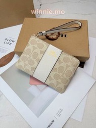 全新✨COACH wallet 手拿包 Coin wallet 零錢包🎁禮盒