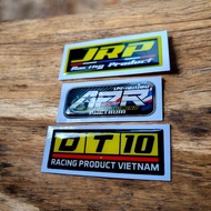 JRP, DT10, APR, JELLY EMBLEM | 3x1" For SWING ARM, GAS TANK ETC. EMBLEM