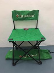 HEINEKEN 海尼根 野餐椅 全新未使用 露營 野餐 烤肉 椅面頗大
