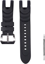 CACA for Invicta Reserve Collection Venom Watch Replacement Rubber Silicone Band/Strap - Black Invicta Watch Strap