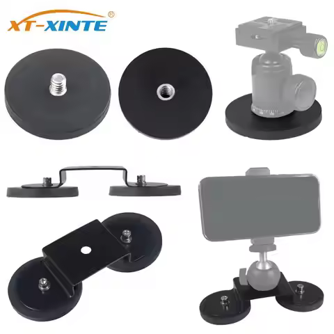 D88mm/D66mm/D43mm 1/4 3/8 M8 Screw Magnetic Base Mount Bracket Clamp LED Light Holder Car Suction Cu