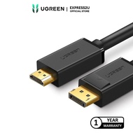 UGREEN DP TO HDMI CABLE 1.5M/2M/3M (BLACK)