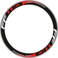 2wheels/set Road Bike 700c Wheels Rim Racing ffwd Stickers 2colour For 38or40mm 50mm 60mm Wheels
