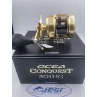 REEL SHIMANO OCEA CONQUEST 301HG LEFT GOLD