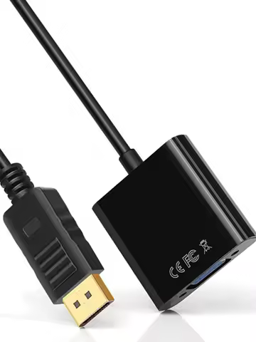 HD 1080P DP to VGA cable converter displayport to VGA connector computer graphics card laptop monito