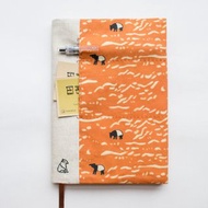 貘的足跡 - 可調式 A5 布質書套