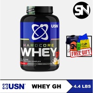 USN HARDCORE WHEY GH 4.4 LBS - 54 SERVINGS + (FREE WHEY SACHET)