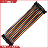 10/20/30CM Dupont Wire 40Pin Multicolored DuPont Rainbow Jumper Wire Male To Male + Male To Female +