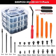 Car Rivet Tool Buckle 725PCS Set Box Fastener Body Clip Boxed Panel Mixing Set