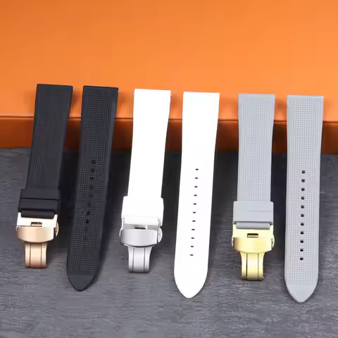 Quick Release Silicone Watch Bands For Samsung Active 43mm 47mm for Fossil Watch Strap 18mm 20mm 22m