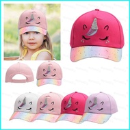 BY2 Unicorn Hat embroidered baseball cap cute Girls baby kids