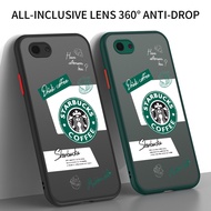Casing OPPO F1S F3 Plus F7 F5 F9 Pro F11 Pro Fashion Starbucks Couple Translucent Phone Case Shockproof Back Cover