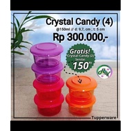 Crystal candy set tupperware Contents 6pcs/tupperware mini Jar