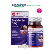 HST Medical® Melatonin 5mg - [Drug-Free] - Promotes &amp; Regulate Sleep, Prevents Jet Lag