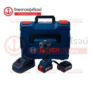 BOSCH ไขควงกระแทกไร้สาย 18v GDR18V-200C EC 220nm BLM C1xB2x5.0ah GAL1880cv 06019G4100 (ครบชุด+L-BOXX