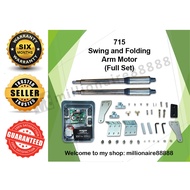 715 Swing and Folding Arm Motor Auto Gate FULL PACKAGE SET