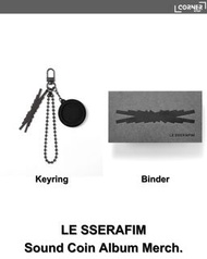 [韓國預訂] FIM周邊代購 LE SSERAFIM Sound Coin Album Merch.