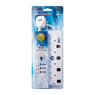 SUM 4 Outlets 3 Pin Portable Electric Socket &amp; Extension Cord (3M)
