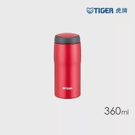 TIGER虎牌 304不鏽鋼保溫杯_日本製超輕量高效環保杯360ml(MJA-B036) 霧紅色