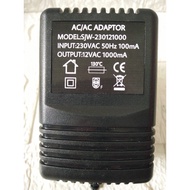 AC AC ADAPTER 12V 1000mA Model SJW-230121000