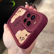 Cute 3D Cartoon Cute Brown Bear Casing For Realme Narzo 70X 70 30 Pro 60X 50 50A Prime N65 N63 N61 N