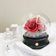 暗香盈袖 玻璃花球藍牙音響