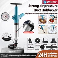 Toilet Plunger High Pressure Inflatable Clog Remover Stainless Steel Pipe Pump for Toilet Kitchen Si