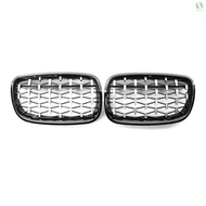 1 Pair of Car Front Grille Front Kidney Grilles Car Front Hood Bumper Kidney Grille Replacement for BMW X Series X5 E70 X6 E71 X5/X5M X6/X6M X6 Hybrid 2007-2013 MOTO TOPGT