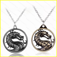 Fighting Game Movie Mortal Kombat Necklace Dragon Jane Empire Pendant Necklace Vintage Jewelry Colli