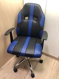 賽車 電競 油壓椅 黃藍兩色