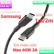 Belkin Playa USB type C to Type C fast charging cable 1.8m 2.20m 60W super durable Tuan Ha Store