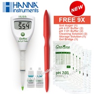 Hanna Groline HI981030 Direct Soil pH Tester Meter Hanna Instruments Fertigasi Tanah cocopeat sekam 